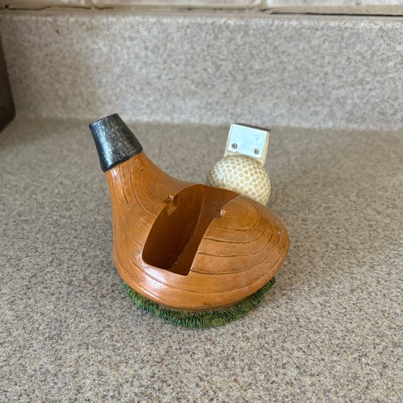 2001 Golf Scotch Tape Dispenser Golf Ball and Wooded Club - Picture 2 of 8